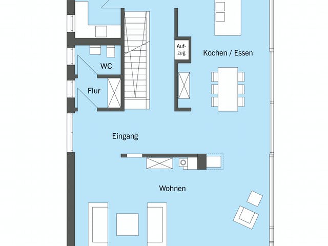 Fertighaus Pawliczec - Kundenhaus von Bau-Fritz Schlüsselfertig ab 1225000€, Cubushaus Grundriss 1