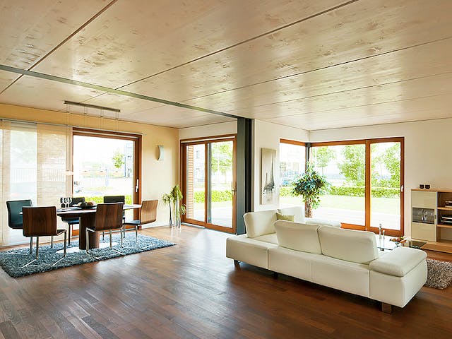 Fertighaus Musterhaus von petershaus, Satteldach-Klassiker Innenansicht 2