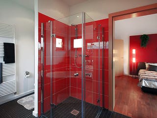 Fertighaus Einfamilienhaus mit Erker und großzügigem Balkon von petershaus, Satteldach-Klassiker Innenansicht 6