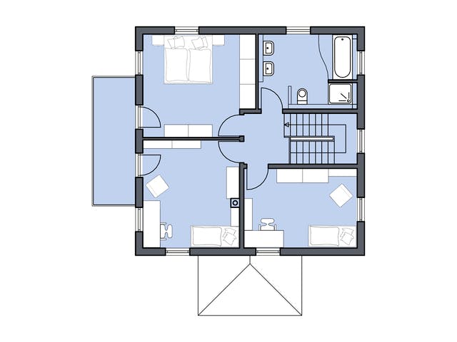 Massivhaus Conrad von Plan-Concept Massivhaus, Stadtvilla Grundriss 2