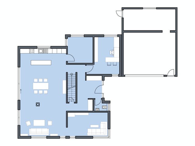 Massivhaus Götze von Plan-Concept Massivhaus, Satteldach-Klassiker Grundriss 1