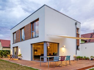 Massivhaus Poschmann von Plan-Concept Massivhaus, Cubushaus Außenansicht 5
