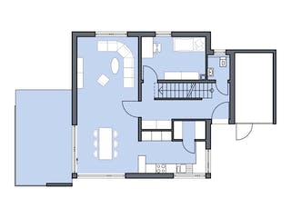 Massivhaus Thiel von Plan-Concept Massivhaus, Satteldach-Klassiker Grundriss 1