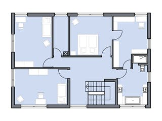 Massivhaus Zöllner von Plan-Concept Massivhaus, Satteldach-Klassiker Grundriss 2