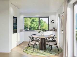 Massivhaus Amsterdam von P & P Massivhaus Schlüsselfertig ab 414000€, Cubushaus Innenansicht 2