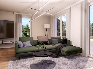 Massivhaus Como von P & P Massivhaus Schlüsselfertig ab 333000€, Stadtvilla Innenansicht 1