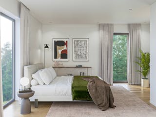 Massivhaus Neox Living - Reihenhaus von P & P Massivhaus Schlüsselfertig ab 355000€, Cubushaus Innenansicht 3