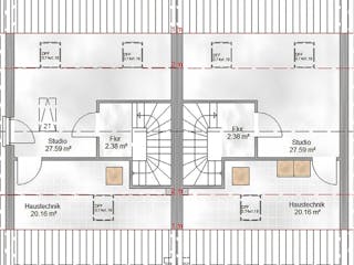 Massivhaus Salzburg von P & P Massivhaus Schlüsselfertig ab 299000€, Satteldach-Klassiker Grundriss 3