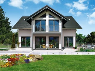 Fertighaus Felico von Fingerhut Haus Schlüsselfertig ab 498985€, Satteldach-Klassiker Außenansicht 1