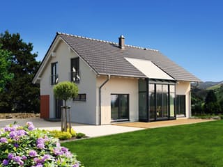 Fertighaus Elarie von Fingerhut Haus Schlüsselfertig ab 470303€, Satteldach-Klassiker Außenansicht 2