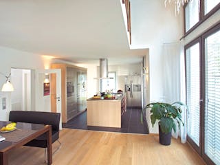 Fertighaus Musterhaus Erlangen von Fingerhut Haus Schlüsselfertig ab 548910€, Satteldach-Klassiker Innenansicht 2