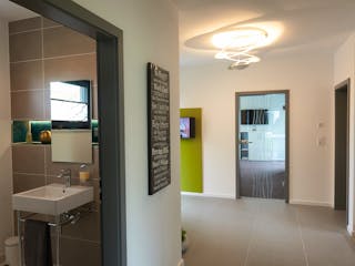 Fertighaus Koblenz von Fingerhut Haus Schlüsselfertig ab 571552€, Satteldach-Klassiker Innenansicht 1