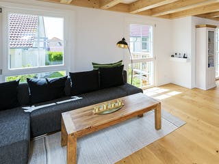 Blockhaus Urach von Rems-Murr-Holzhaus Ausbauhaus ab 298989€, Satteldach-Klassiker Innenansicht 1