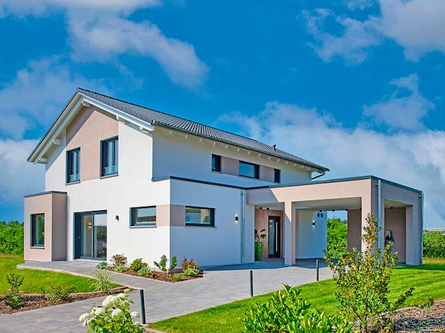 Fertighaus MH Palermo von RENSCH-HAUS, Satteldach-Klassiker Außenansicht 1