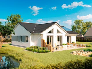 Massivhaus Bungalow Usedom von ROTH-MASSIVHAUS Schlüsselfertig ab 341000€, Bungalow Außenansicht 1