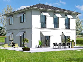 Massivhaus Stadtvilla TOP-Line 1 von Schneider Massivhaus, Stadtvilla Außenansicht 1