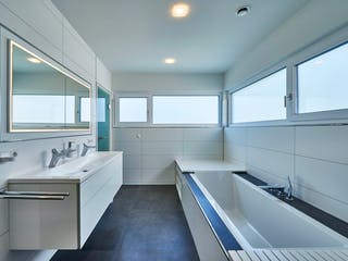 Fertighaus Haus Schulz von Fertighaus WEISS Schlüsselfertig ab 663680€, Pultdachhaus Innenansicht 10