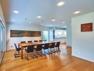 Fertighaus Haus Schulz von Fertighaus WEISS Schlüsselfertig ab 663680€, Pultdachhaus Innenansicht 3