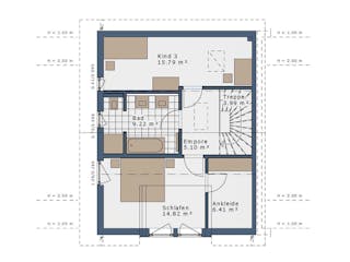 Fertighaus SmartSpace Doppelhäuser von SCHWABENHAUS Schlüsselfertig ab 308171€, Satteldach-Klassiker Außenansicht 10