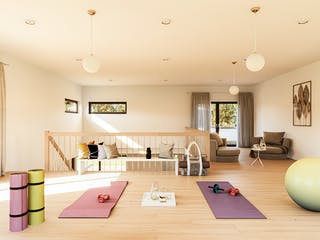 Fertighaus Solitaire-B-150 E5 von SCHWABENHAUS Schlüsselfertig ab 542455€, Bungalow Innenansicht 2