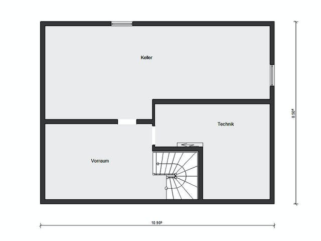 Fertighaus E 10-230.1 - Bungalow mit Dachterrasse von SchwörerHaus Schlüsselfertig ab 783913€, Cubushaus Grundriss 2