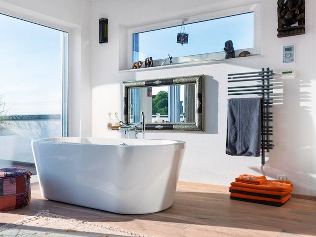 Fertighaus E 10-230.1 - Bungalow mit Dachterrasse von SchwörerHaus Schlüsselfertig ab 783913€, Cubushaus Innenansicht 4
