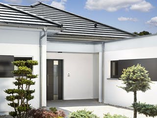 Fertighaus E 10-176.1 - Moderner Bungalow von SchwörerHaus Schlüsselfertig ab 636698€, Bungalow Außenansicht 3