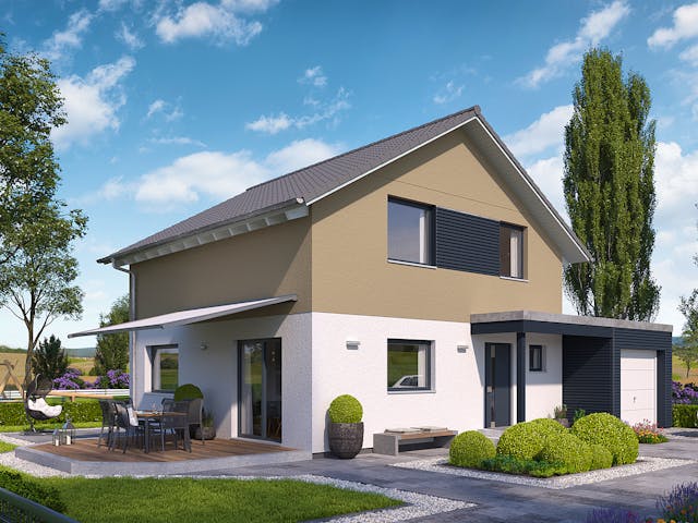 Fertighaus E 15-115.2 - Planungsidee Aktionshaus, Edition Extra von SchwörerHaus Schlüsselfertig ab 258189€, Außenansicht 1 Fertighaus E 15-115.2 - Planungsidee Aktionshaus, Edition Extra von SchwörerHaus Schlüsselfertig ab 258189€, Außenansicht 1