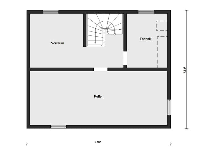 Fertighaus E 15-121.9 - Haus mit Satteldach von SchwörerHaus Schlüsselfertig ab 296534€, Satteldach-Klassiker Grundriss 3