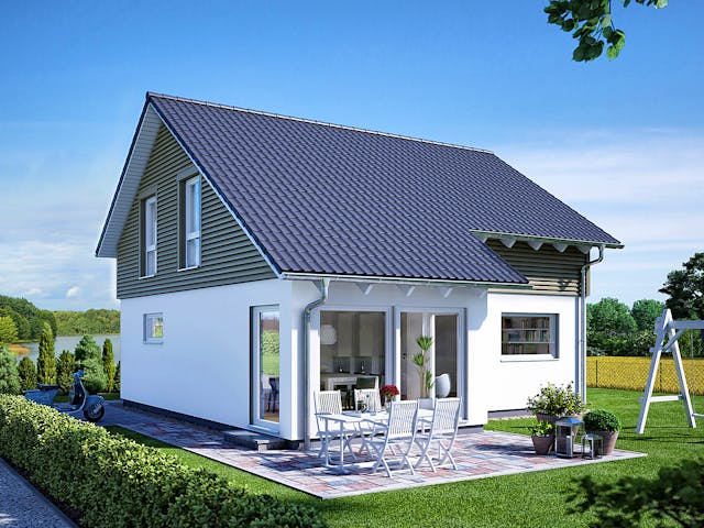 Fertighaus E 15-127.12 - Erker am Haus von SchwörerHaus - Österreich Schlüsselfertig ab 329010€, Außenansicht 1 Fertighaus E 15-127.12 - Erker am Haus von SchwörerHaus - Österreich Schlüsselfertig ab 329010€, Außenansicht 1