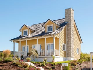 Fertighaus E 15-142.5 - Country-Haus von SchwörerHaus Schlüsselfertig ab 433771€, Satteldach-Klassiker Außenansicht 1