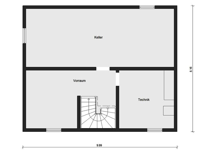 Fertighaus E 15-143.33 - Haus mit Pultdach von SchwörerHaus Schlüsselfertig ab 394599€, Pultdachhaus Grundriss 3