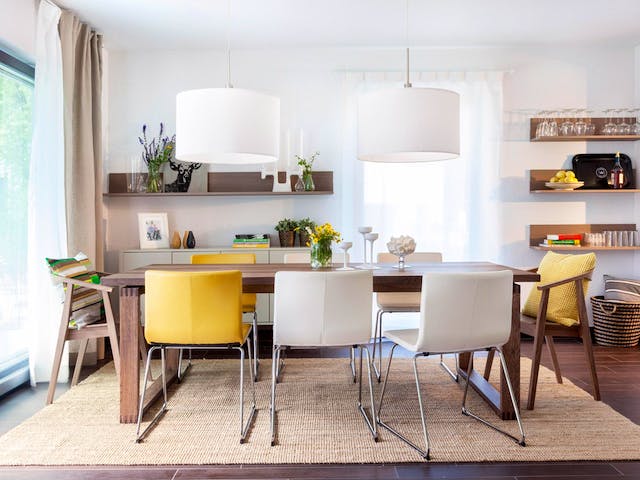 Fertighaus E 15-146.3 - Young Family Home 1 von SchwörerHaus Schlüsselfertig ab 474050€, Pultdachhaus Innenansicht 3