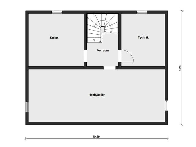 Fertighaus E 15-147.3 - Einfamilienhaus mit Terrasse von SchwörerHaus Schlüsselfertig ab 358371€, Grundriss 3