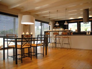 Fertighaus E 15-154.1 - Fertighaus mit Holz von SchwörerHaus Schlüsselfertig ab 446140€, Pultdachhaus Innenansicht 2