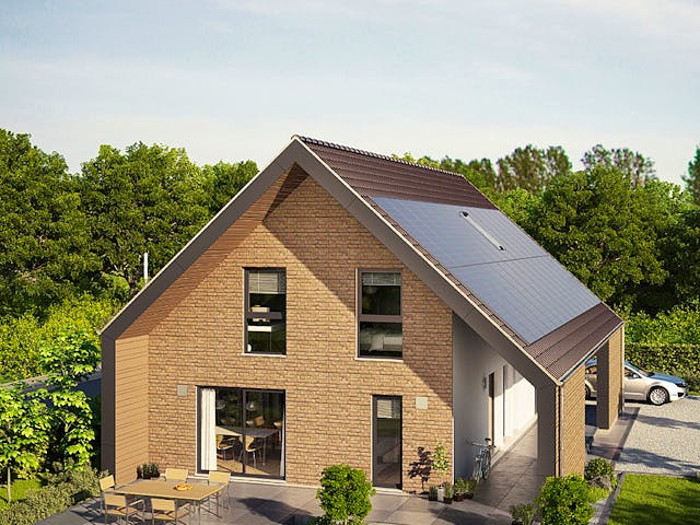 Fertighaus E 15-170.1 - Musterhaus Helmstorf von SchwörerHaus - Österreich Schlüsselfertig ab 651970€, Außenansicht 1 Fertighaus E 15-170.1 - Musterhaus Helmstorf von SchwörerHaus - Österreich Schlüsselfertig ab 651970€, Außenansicht 1