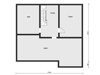 Fertighaus E 15-197.2 - Fertighaus mit Klinkerfassade von SchwörerHaus Schlüsselfertig ab 568042€, Grundriss 3