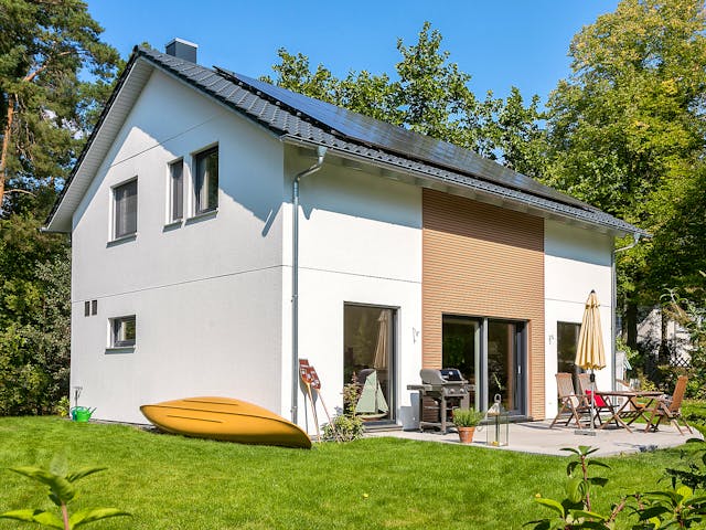 Fertighaus E 15-143.26 - Holz Fertighaus von SchwörerHaus - Österreich Schlüsselfertig ab 399850€, Außenansicht 1 Fertighaus E 15-143.26 - Holz Fertighaus von SchwörerHaus - Österreich Schlüsselfertig ab 399850€, Außenansicht 1