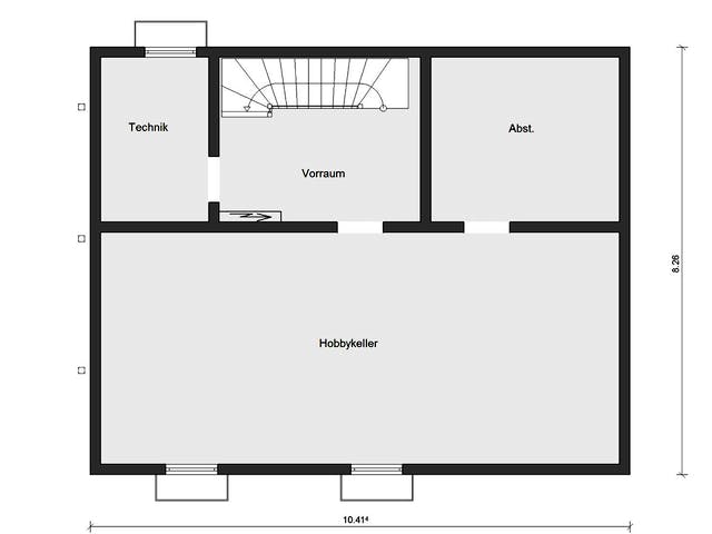 Fertighaus E 20-148.6 - Haus in rot von SchwörerHaus Schlüsselfertig ab 399224€, Satteldach-Klassiker Grundriss 3