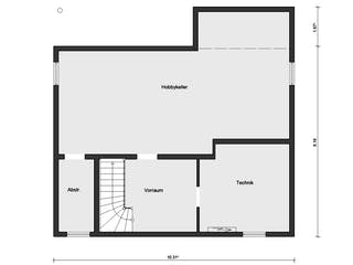 Fertighaus E 20-159.5 - Haus Kubus von SchwörerHaus Schlüsselfertig ab 462116€, Cubushaus Grundriss 3