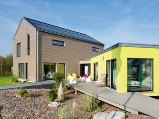 Fertighaus E 20-161.2 - Musterhaus Köln-Frechen von SchwörerHaus Schlüsselfertig ab 822707€, Außenansicht 1