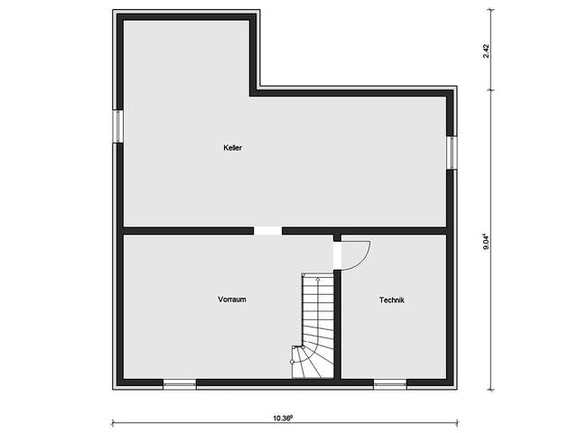 Fertighaus E 20-164.3 - Haus mit Erker-Balkon von SchwörerHaus Schlüsselfertig ab 465376€, Satteldach-Klassiker Grundriss 3