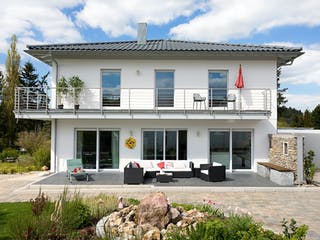 Fertighaus E 20-189.4 - Individuelle Stadtvilla nach eigenem Wunsch von SchwörerHaus, Außenansicht 3