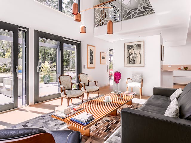 Fertighaus E 20-220.1 - Moderne Villa mit Flachdach von SchwörerHaus Schlüsselfertig ab 608464€, Cubushaus Innenansicht 2