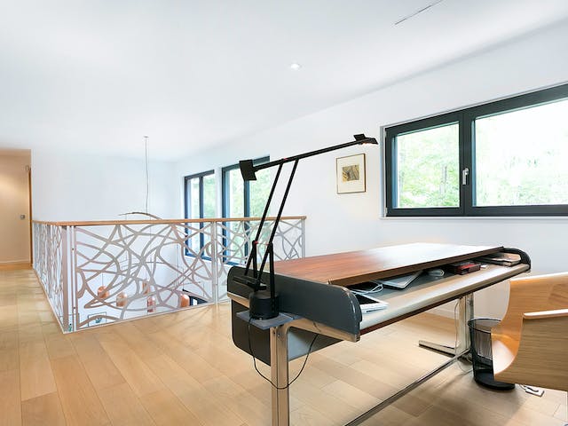 Fertighaus E 20-220.1 - Moderne Villa mit Flachdach von SchwörerHaus Schlüsselfertig ab 608464€, Cubushaus Innenansicht 5