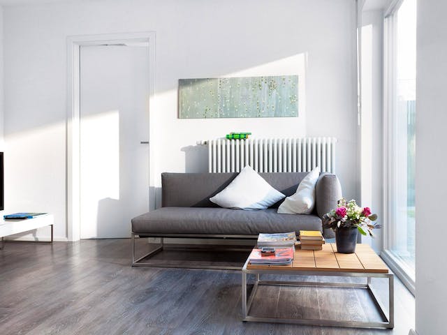 Fertighaus F 10-043.5 - FlyingSpace im Garten von SchwörerHaus Schlüsselfertig ab 179126€, Bungalow Innenansicht 1