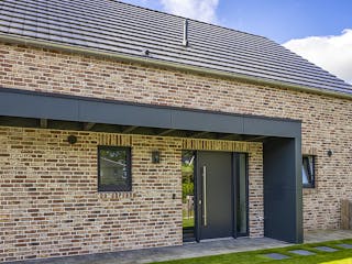 Massivhaus Haus Mayer von Splietker Bau, Satteldach-Klassiker Außenansicht 5