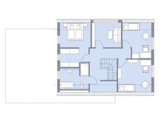 Massivhaus Haus Mayer von Splietker Bau, Satteldach-Klassiker Grundriss 2