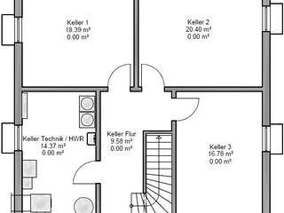 Fertighaus Stadtvilla 155 von Suckfüll Energiesparhaus Schlüsselfertig ab 432338€, Stadtvilla Grundriss 3