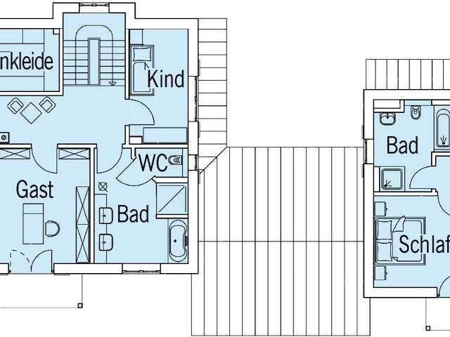 Fertighaus Steinhauser - Kundenhaus von Bau-Fritz Schlüsselfertig ab 920000€, Stadtvilla Grundriss 2